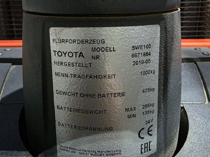 Bild 6:Verkaufe Ameise Hochhubwagen Stapler BT SWE100 BJ2019