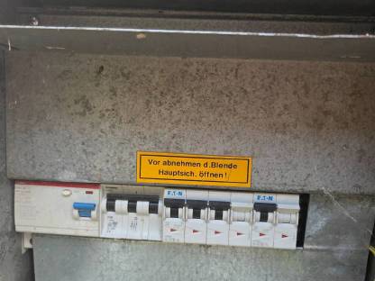 Bild 5:Baustromverteiler