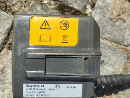 Bild 4:Husqvarna BLI950X rückentragbarer Akku (Rucksack)