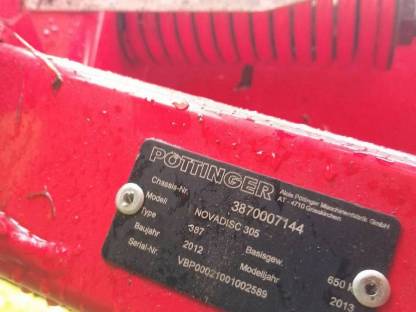 Bild 5:Pöttinger Novadisc 305