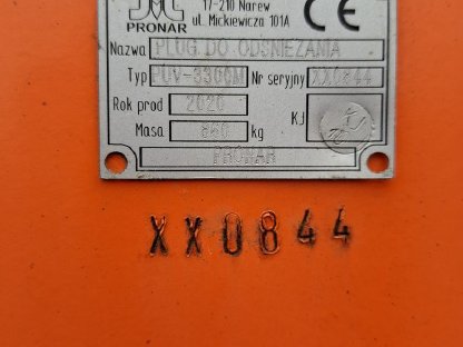 Bild 5:Pronar Schneepflug Vario 3300