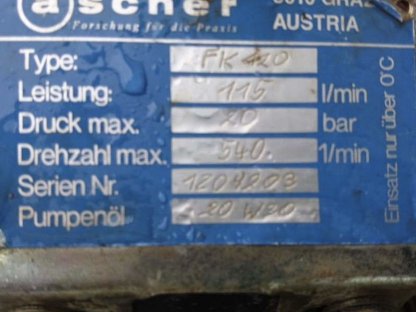 Bild 3:Pumpe für Feldspritze