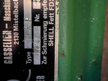 Bild 2:Bodenfräse/Ackerfräse Heger Gasselich