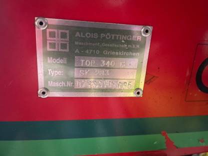 Bild 2:Pöttinger Schwader Eurotop 340N