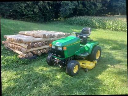 Bild 4:John Deere 455 Kompakttraktor Rasentraktor