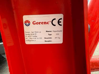 Bild 3:Kippmulde Kippschaufel Gorenc