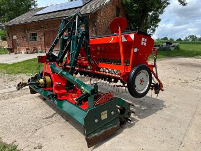 Bild 3:Kreiselegge mit Sämaschine Vogel Noot, Reform Semo 100, 3 m