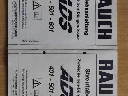 Bild 7:Düngerstreuer Rauch ADS 601