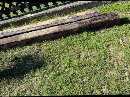 Bild 2:Alte Holzbalken