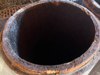 Bild 2:8 m Stallbelüftung Entlüftung Lüftungsrohr Stall