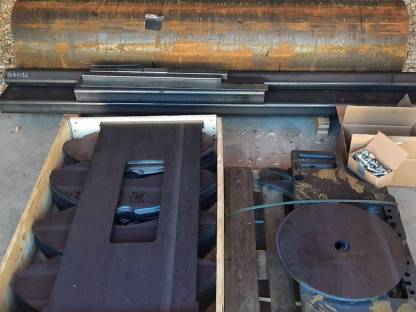 Bild 4:Silowalze Verdichtungs-Walze Silagewalze Bausatz