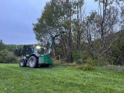Bild 2:Böschungsmähen, Freischneiden Forstwege