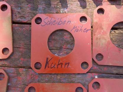 Restteile Kuhn Scheibenmäher