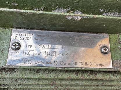 Bild 2:Westfalia RPA40 Vakuumpumpe