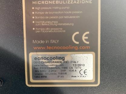 Bild 2:Hochdruck Sprühnebelanlage Kühlung Tecno
