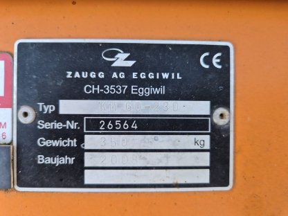 Bild 3:Kehrbürste Zaugg für Aebi