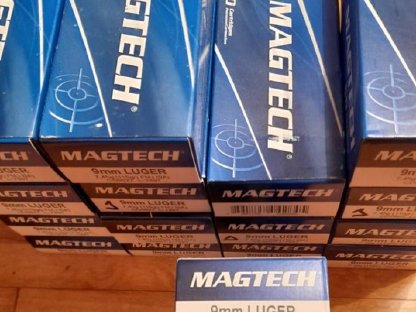 9 mm Luger/9x19/9 mm Para, MagTech mit 7,45 g FMJ