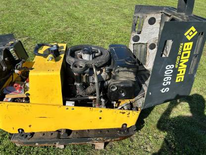 Bild 4:Bomag 80/65S Rüttelplatte