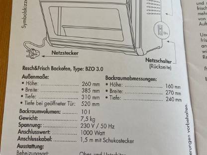Bild 7:Resch & Frisch backofen