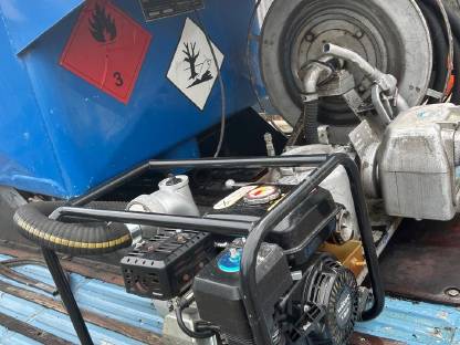 Bild 3:Externe Dieseltankstelle