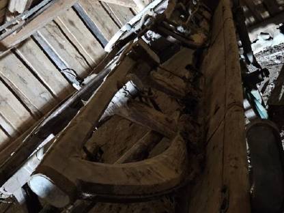 Bild 2:Leiterwagen + Schlitten (Bj. 1906)