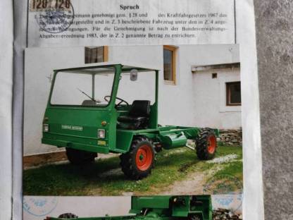 Bild 7:Motorkarren Schilter TR 1300/322