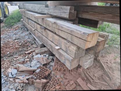 Bild 2:Altholz gehackt, Tramdecke