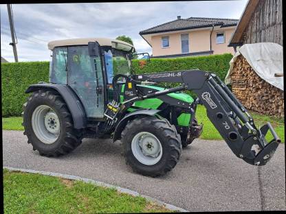 Bild 3:Deutz Fahr Agroplus 80 Premium mit Hauer Frontlader HLS 70