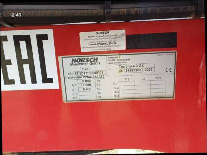 Bild 2:Horsch Terrano GX 4.3