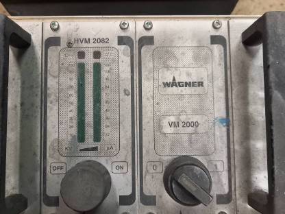 Bild 2:Defekte Elektrostatik Lackierung Wagner VM2000
