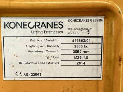 Bild 9:Säulenschwenkkran Konecranes 2,5 t