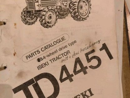 Bild 5:ISEKI TD 4451 Allrad, Kabinenheizung inkl. Zubehör