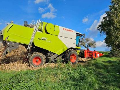 Bild 4:Lohndreschen Claas Tucano 430