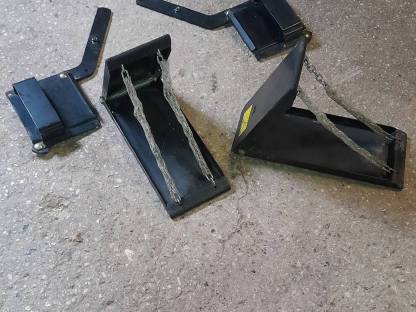 Bild 2:Unterlegkeile Traktor