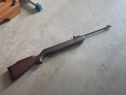 Bild 2:Luftdruckgewehr, Federdruck, Holzdesign