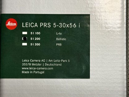 Leica PRS 5-30x56 i 51 200 Ballistic Absehen