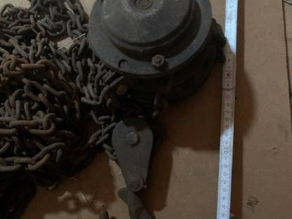 Bild 2:Epple Silofräsen Stirnrad-Kettenzug 500 kg