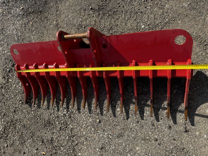 Bild 2:Baggerrechen, Roderrechen, Reisigrechen