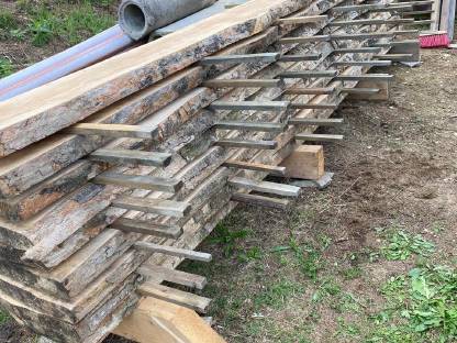 Bild 5:Bergahorn Pfosten