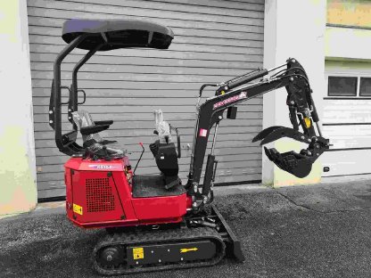 Neuer Minibagger mit Daumengreifer, Modell KS10-8S