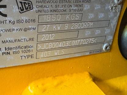 Bild 7:JCB 403 Hoflader