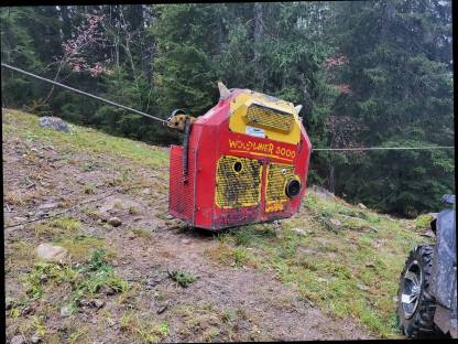 Bild 6:Seilkran Grizzly 1000