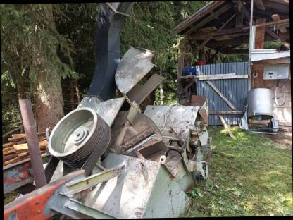 Holz-Häcksler, Hackgut