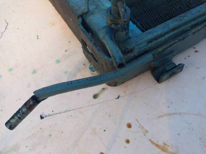 Bild 2:Original Kühler Steyr T80 - undicht