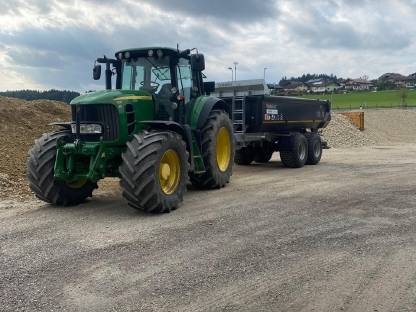 Bild 2:Transportarbeiten mit 21T Mulde