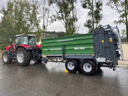 Bild 2:Düngerausbringung/Miststreuen Grossraum Graz/Umgebung