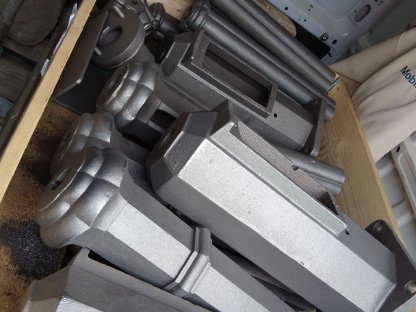 Bild 6:Sandstrahlarbeiten