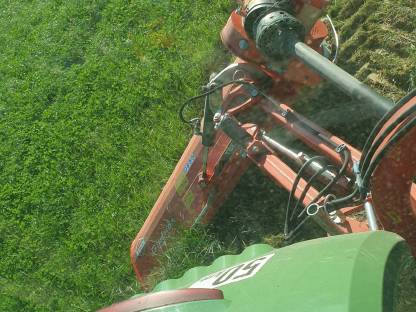 Bild 2:Lohnmulcharbeiten