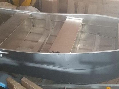 Bild 3:Aluboot mit ca. 50 kg