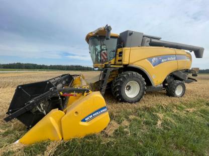 Bild 3:Lohndrusch Soja